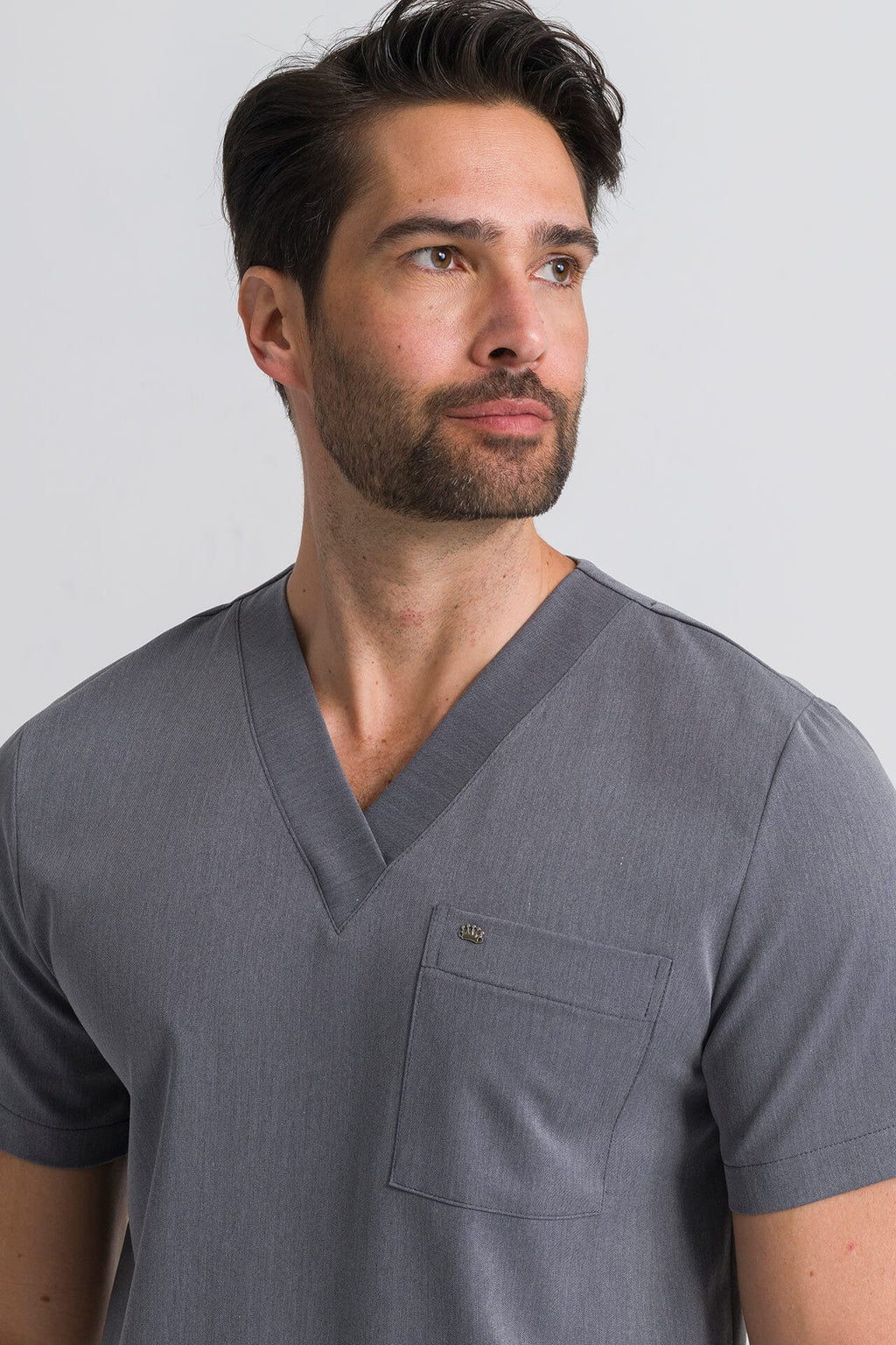 Scrub Masculino Step - Cinza