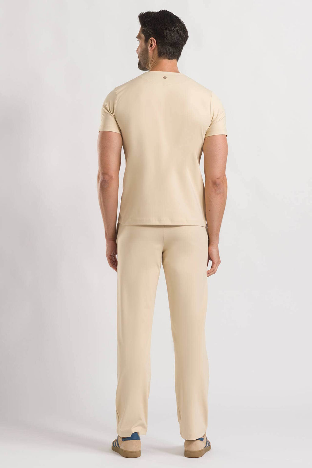 Scrub Masculino Veneto - Bege Vanilla
