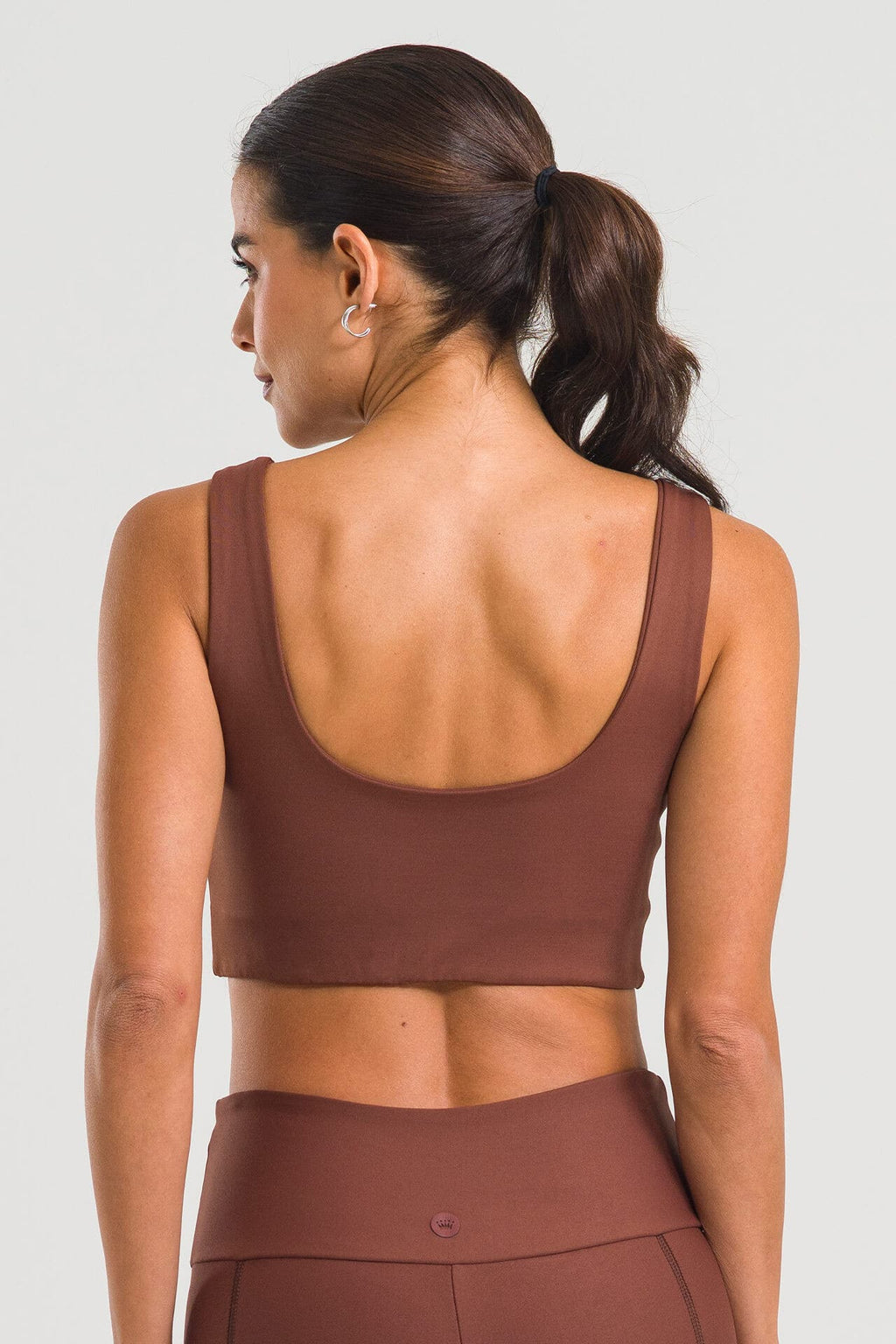 Top Feminino Up - Marrom