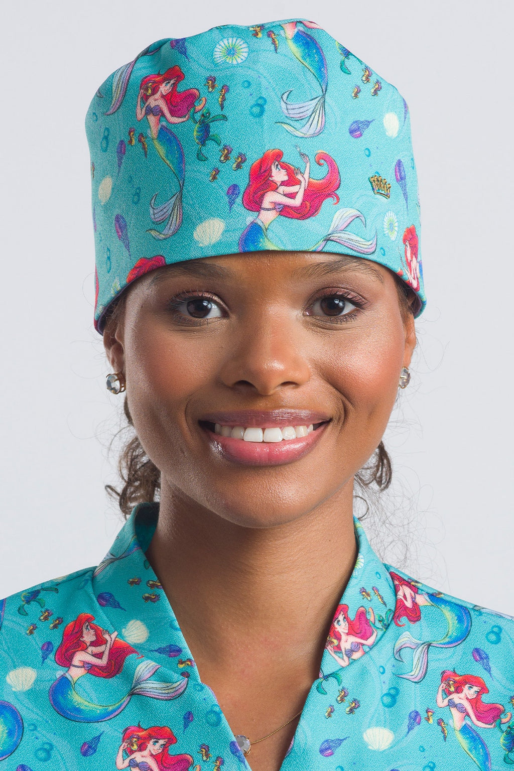 Touca Feminina Bandana Pequena Sereia