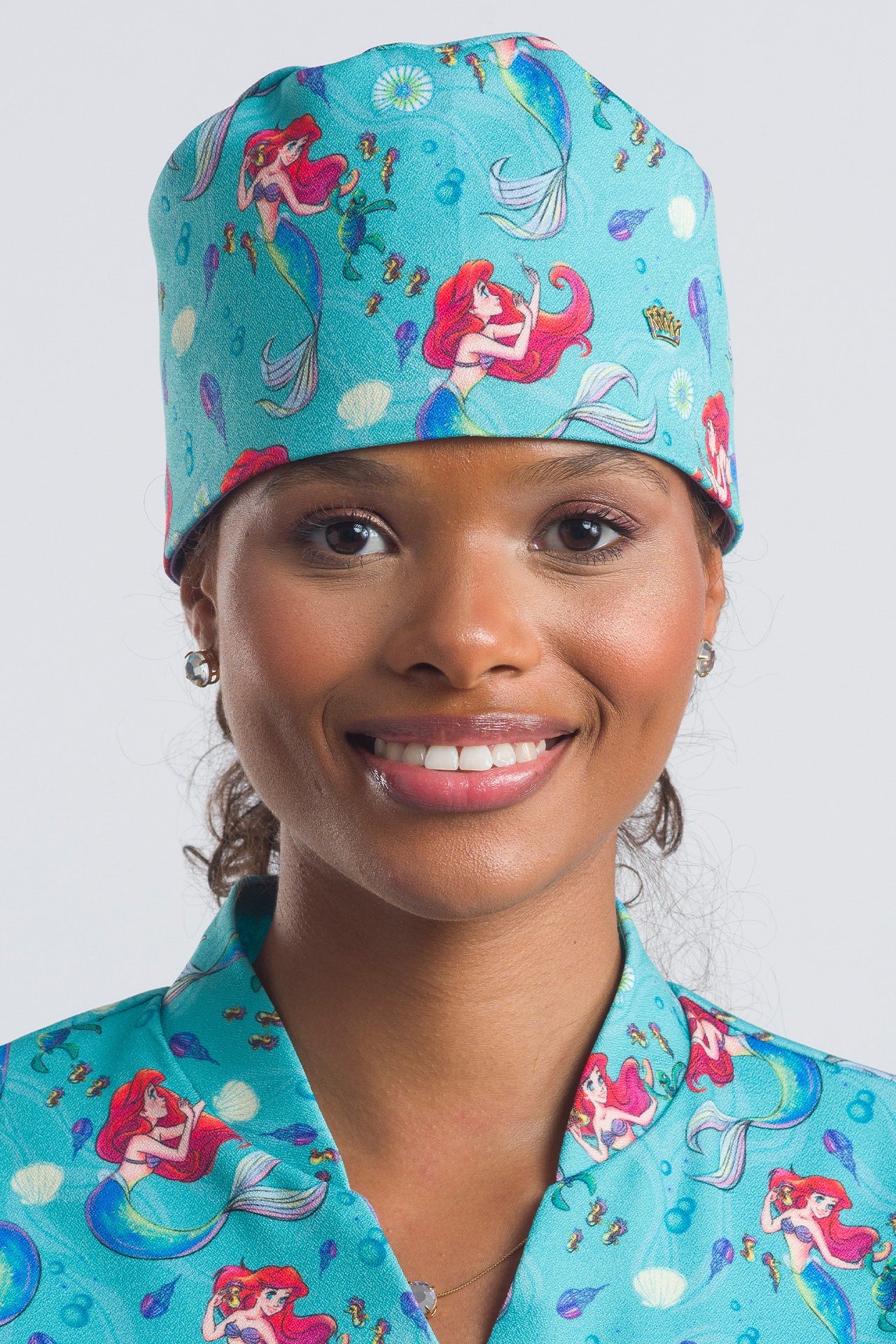 Touca Feminina Bandana Pequena Sereia