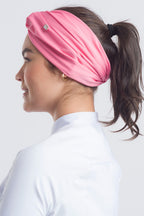 Touca Feminina 2 em 1 - Rosa