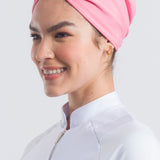 Touca Feminina 2 em 1 - Rosa