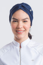 Touca Feminina 2 em 1 Veneto - Azul Marinho