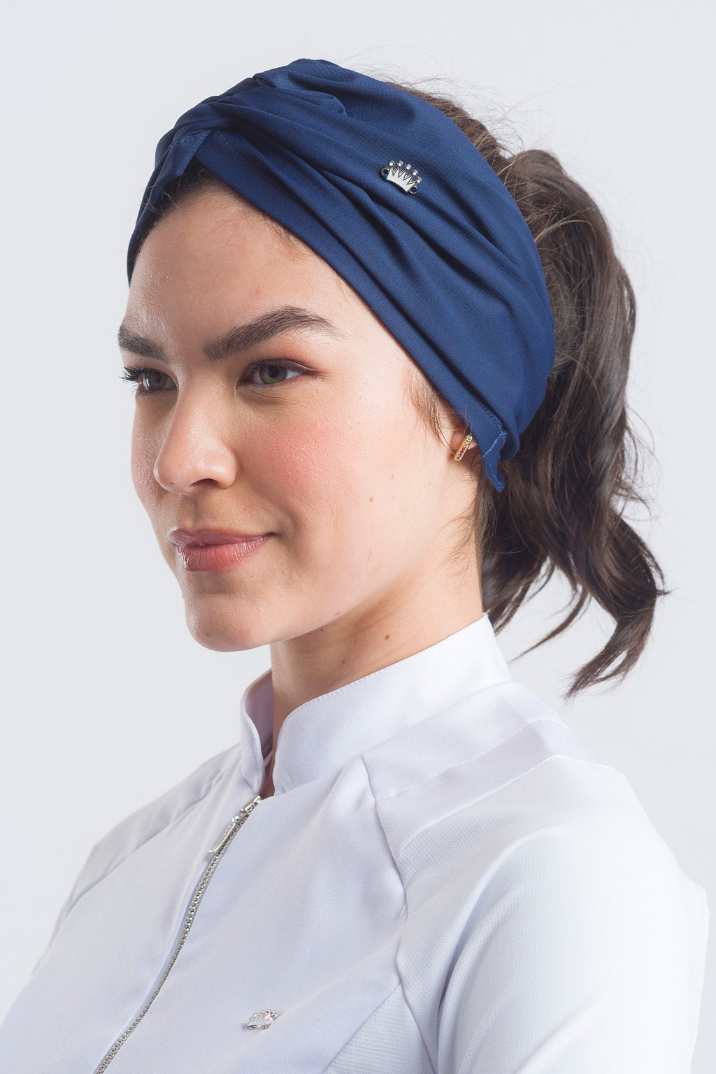 Touca Feminina 2 em 1 Veneto - Azul Marinho