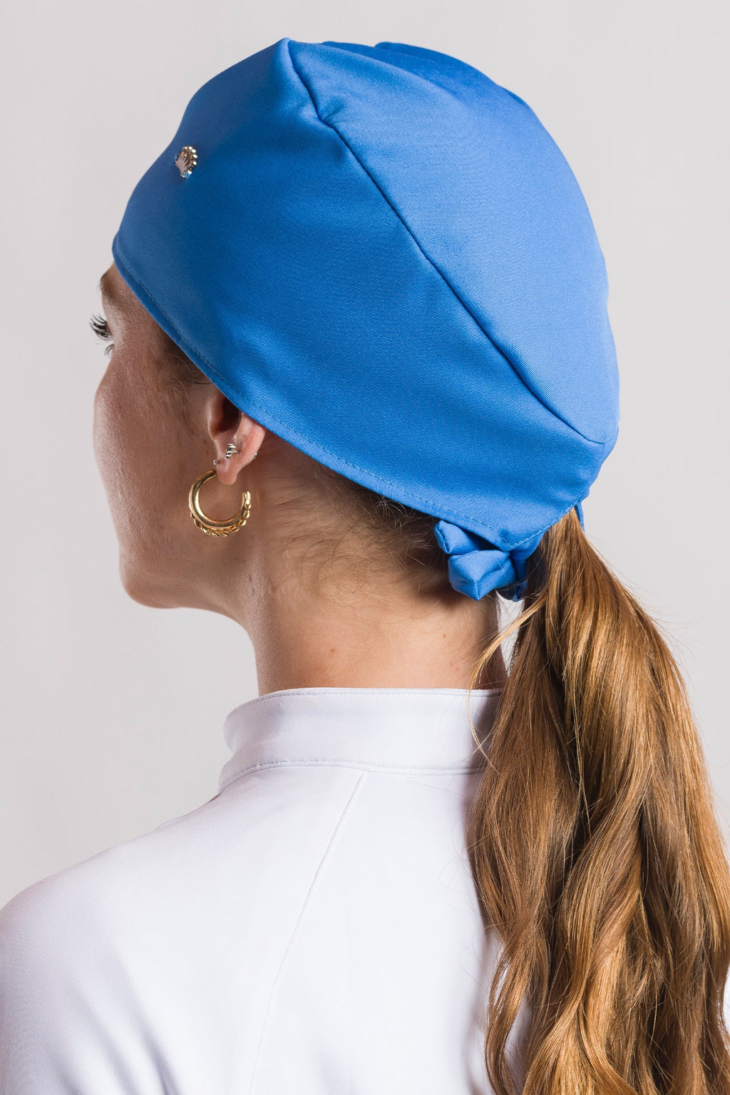 Touca Feminina Bandana - Azul Céu