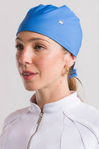 Touca Feminina Bandana - Azul Céu
