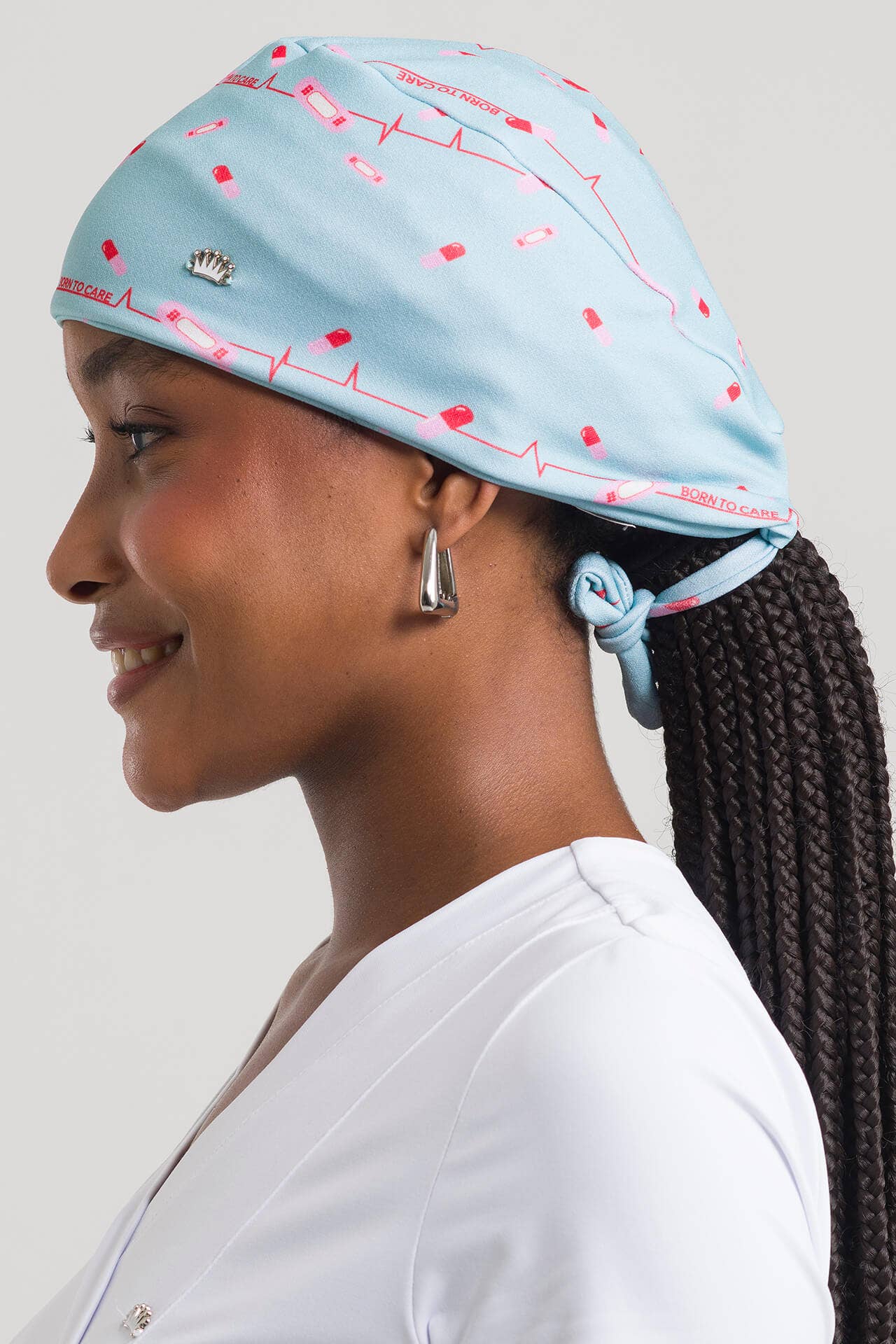 Touca Feminina Bandana Born To Care