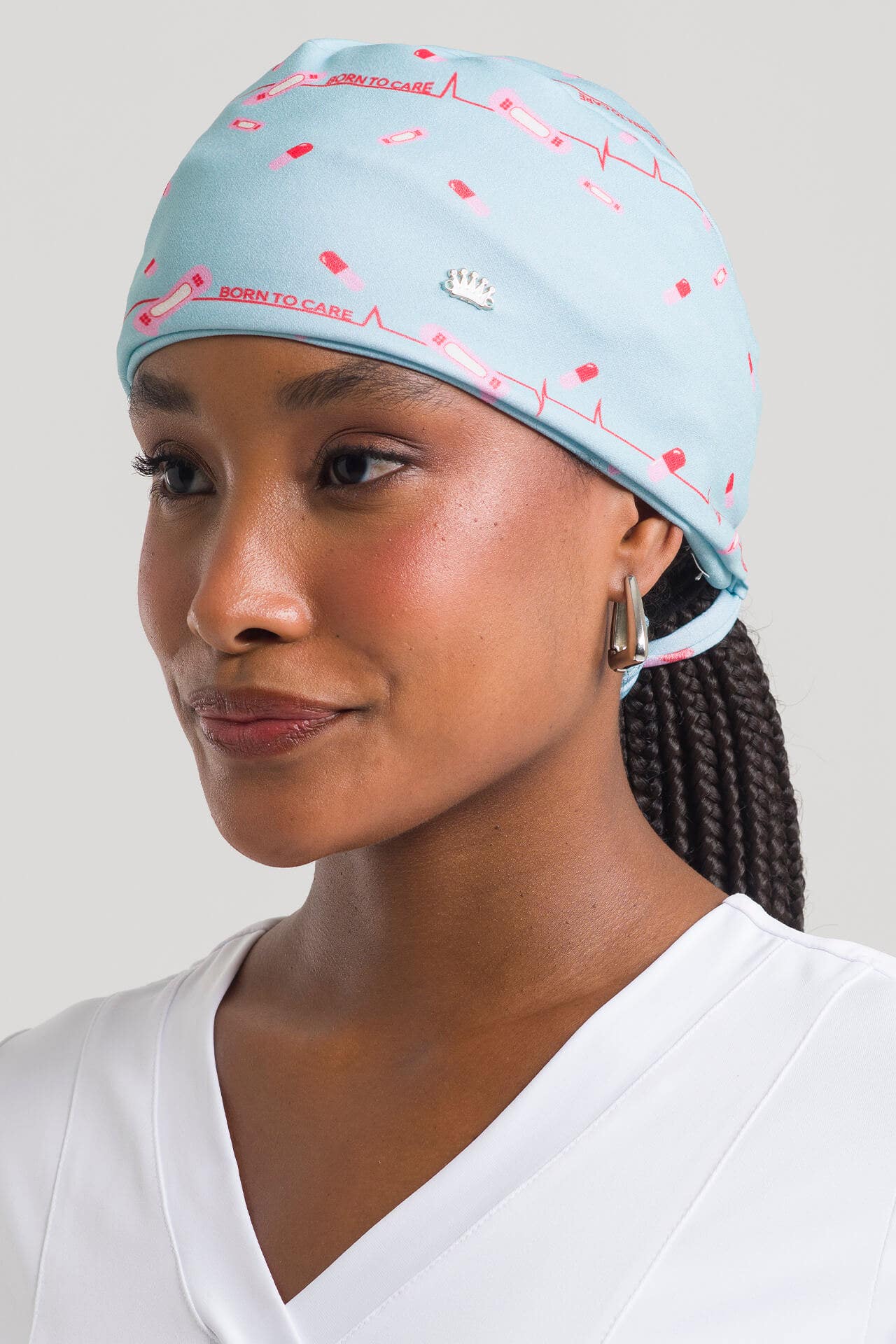Touca Feminina Bandana Born To Care